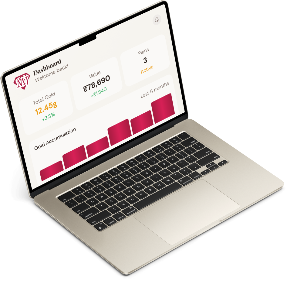Admin Dashboard on laptop